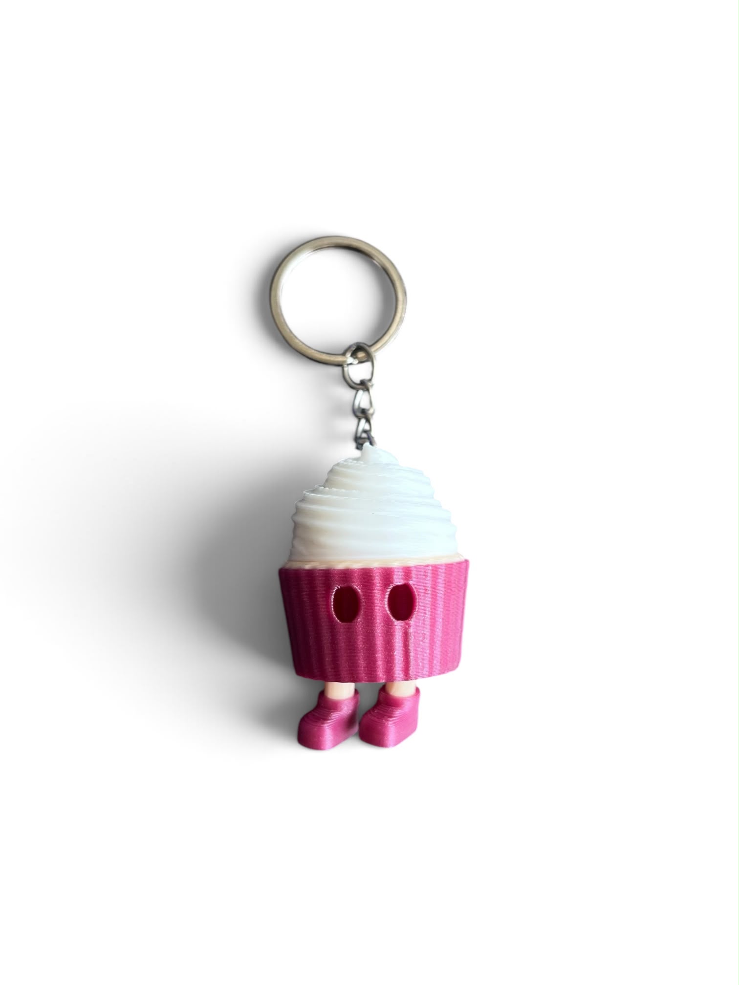 Sevimli Cupcake 3D Baskı Anahtarlık - Görsel 2