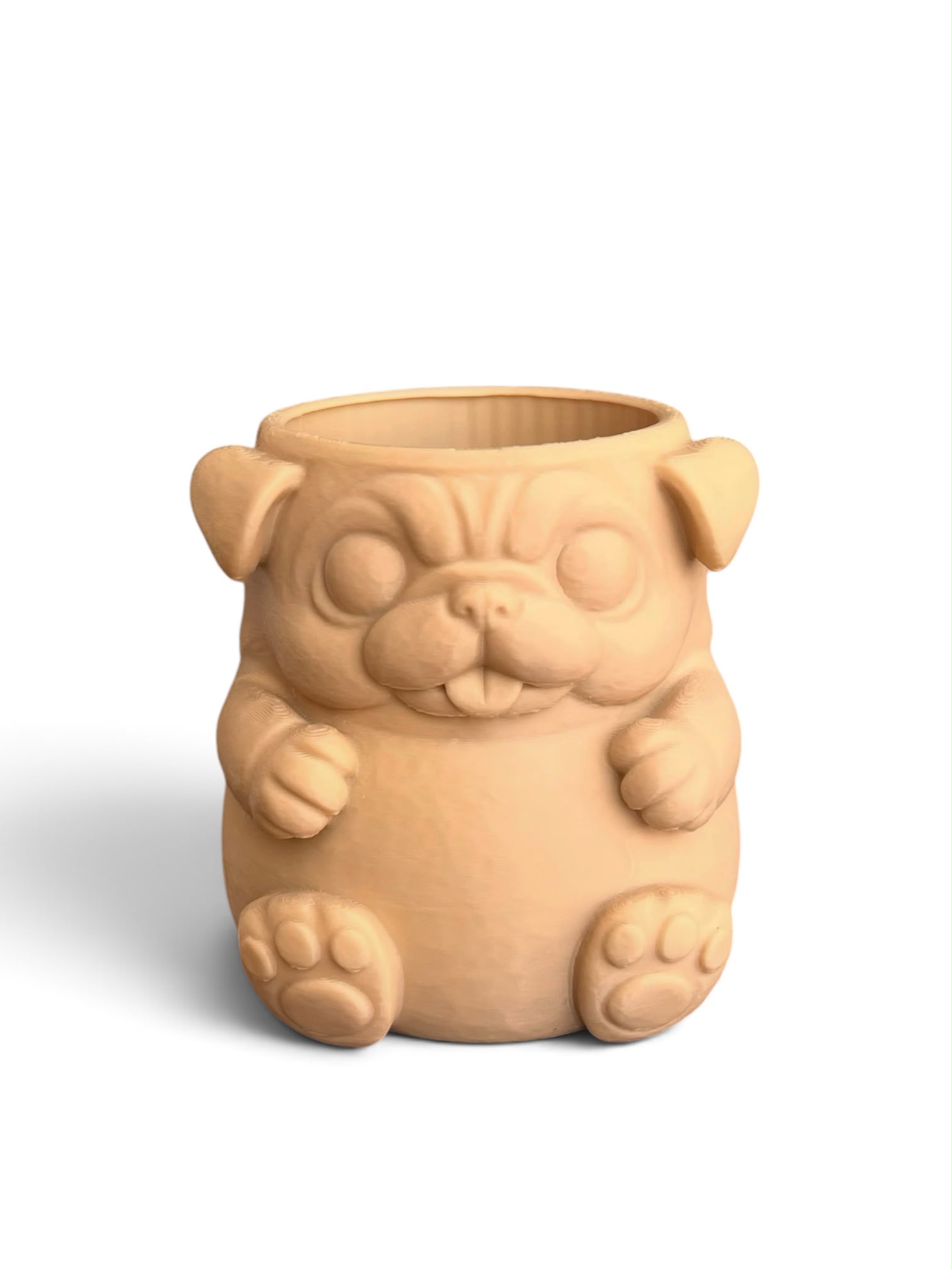 Pug Köpek 3D Baskı Kalemlik - Görsel 2