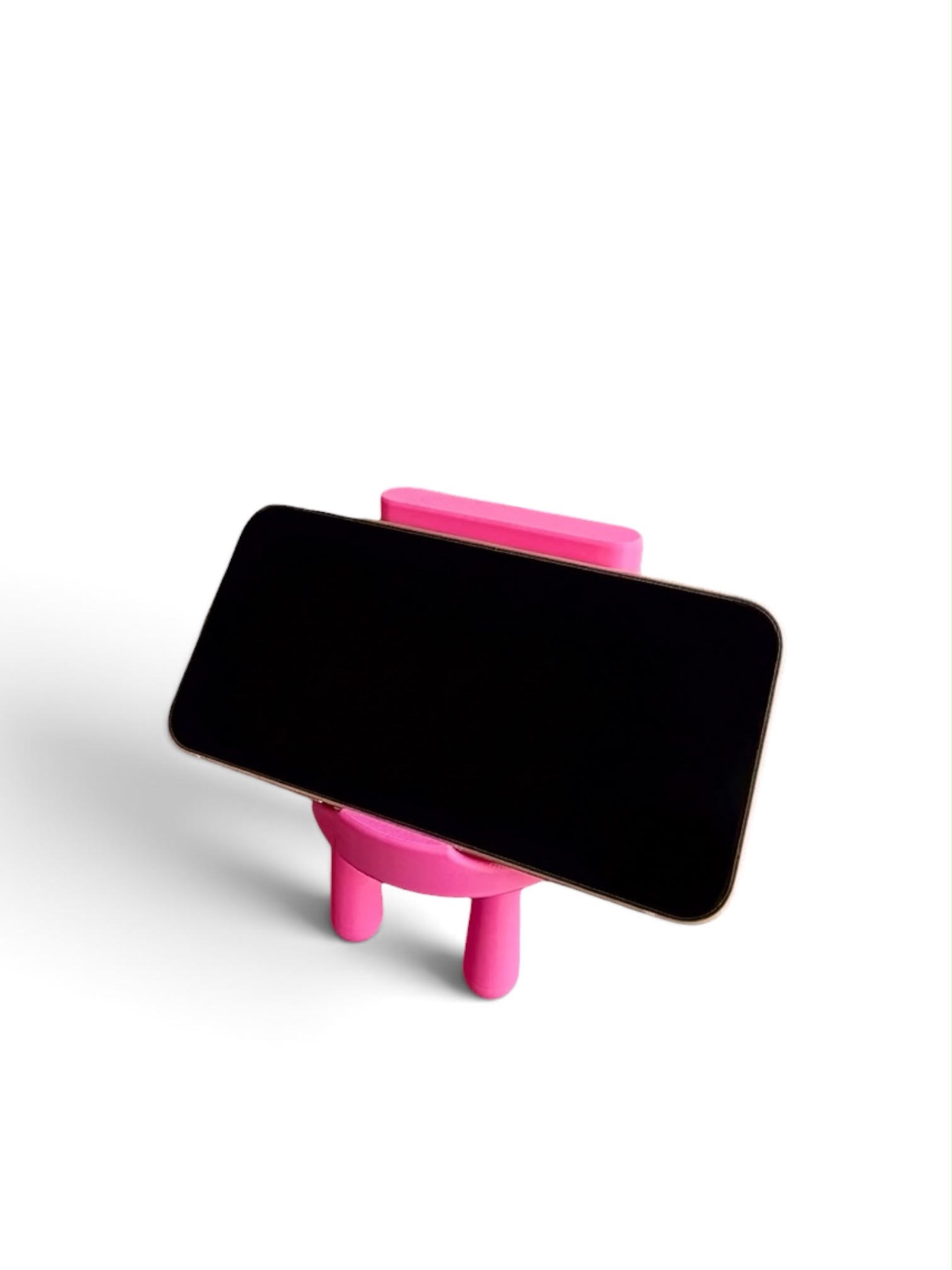 Sandalye Form Pembe 3D Baskı Telefon Tutucu - Görsel 2