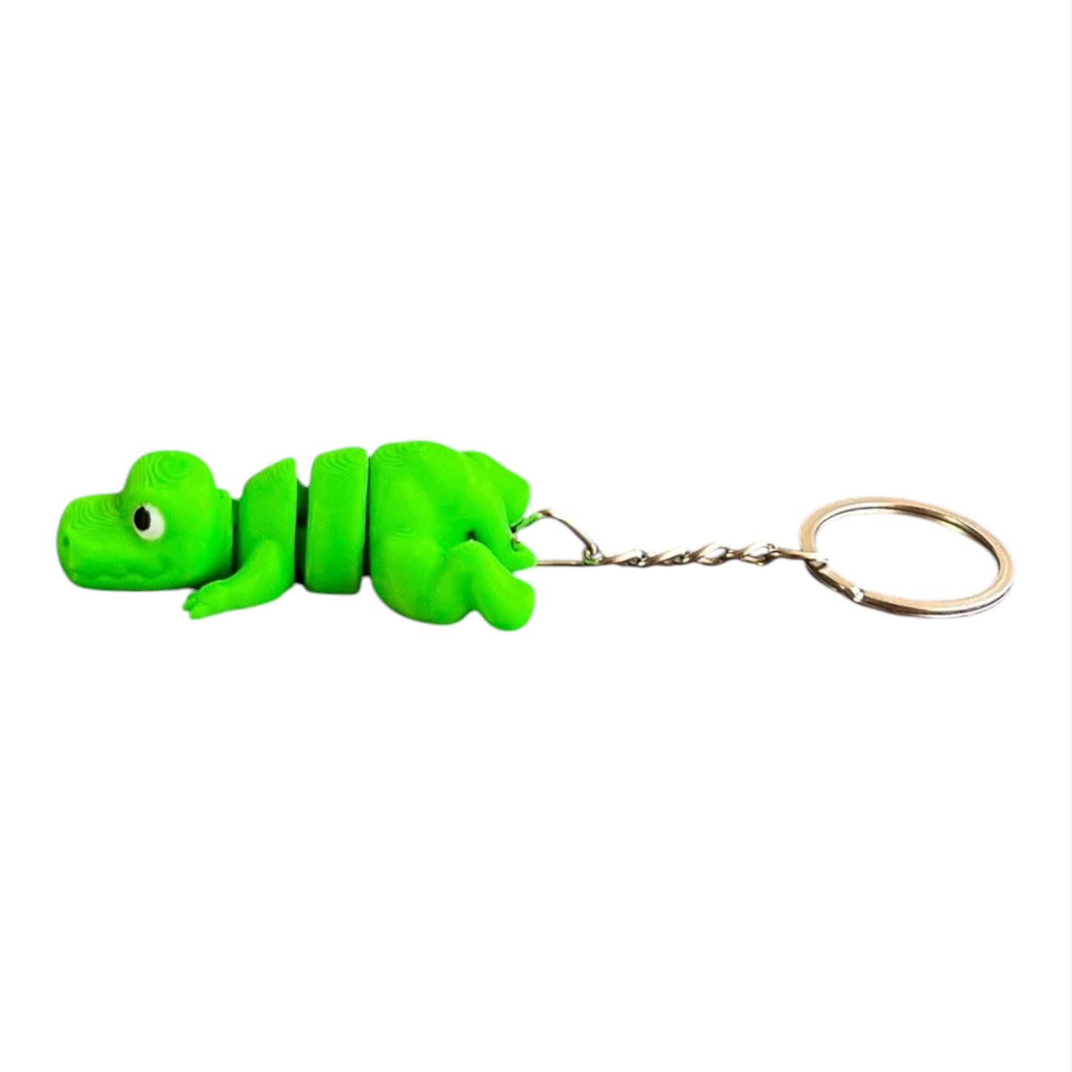 Yeşil Dinozor 3D Baskı Anahtarlık - Görsel 2